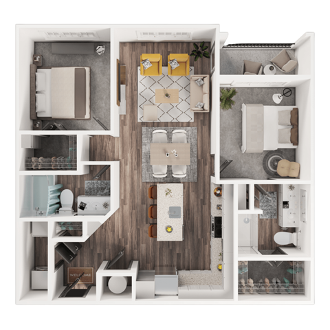 2 Bedroom Apartments in Downtown San Antonio | B1 | Tin Top